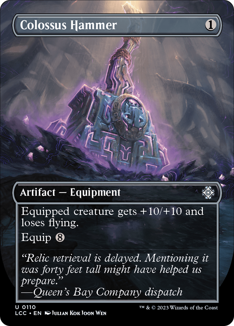 Image of Colossus Hammer (Borderless) [The Lost Caverns of Ixalan Commander]