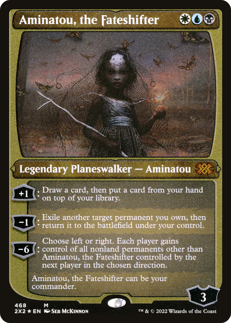 Image of Aminatou, the Fateshifter (Foil Etched) [Double Masters 2022]