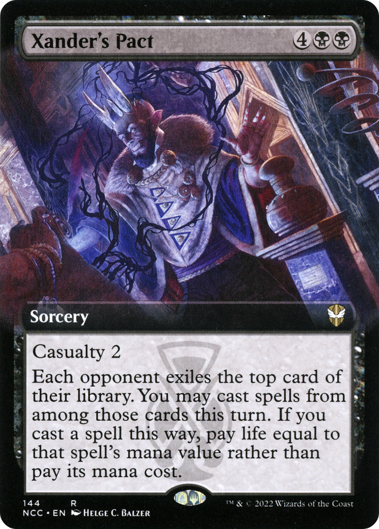 Image of Xander's Pact (Extended Art) [Streets of New Capenna Commander]