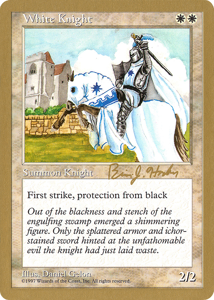 Image of White Knight (Brian Hacker) [World Championship Decks 1998]