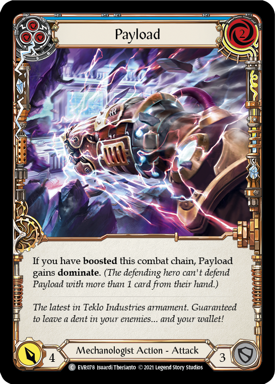 Image of Payload (Blue) [EVR078] (Everfest)  1st Edition Rainbow Foil