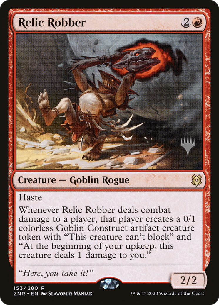 Image of Relic Robber (Promo Pack) [Zendikar Rising Promos]