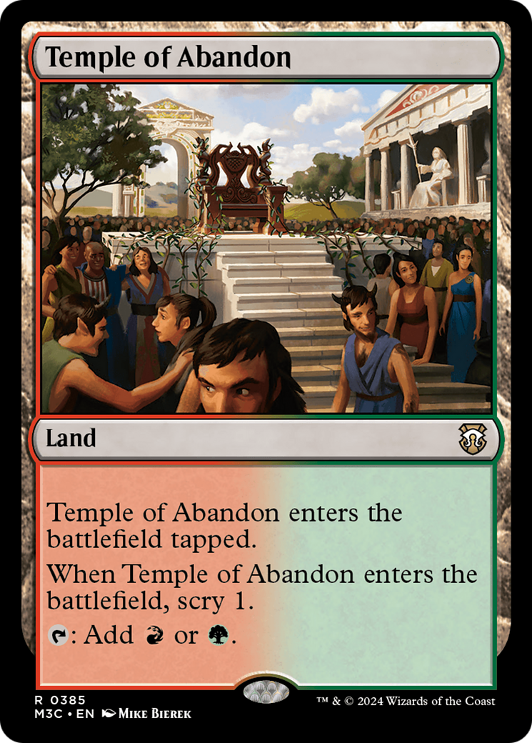Image of Temple of Abandon [Modern Horizons 3 Commander]