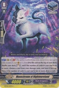 Image of Monochrome of Nightmareland (G-BT03/103EN) [Sovereign Star Dragon]