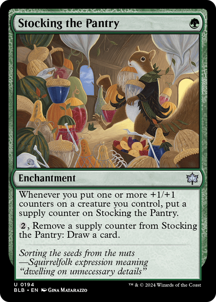 Image of Stocking the Pantry [Bloomburrow]