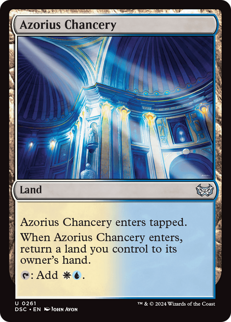 Image of Azorius Chancery [Duskmourn: House of Horror Commander]