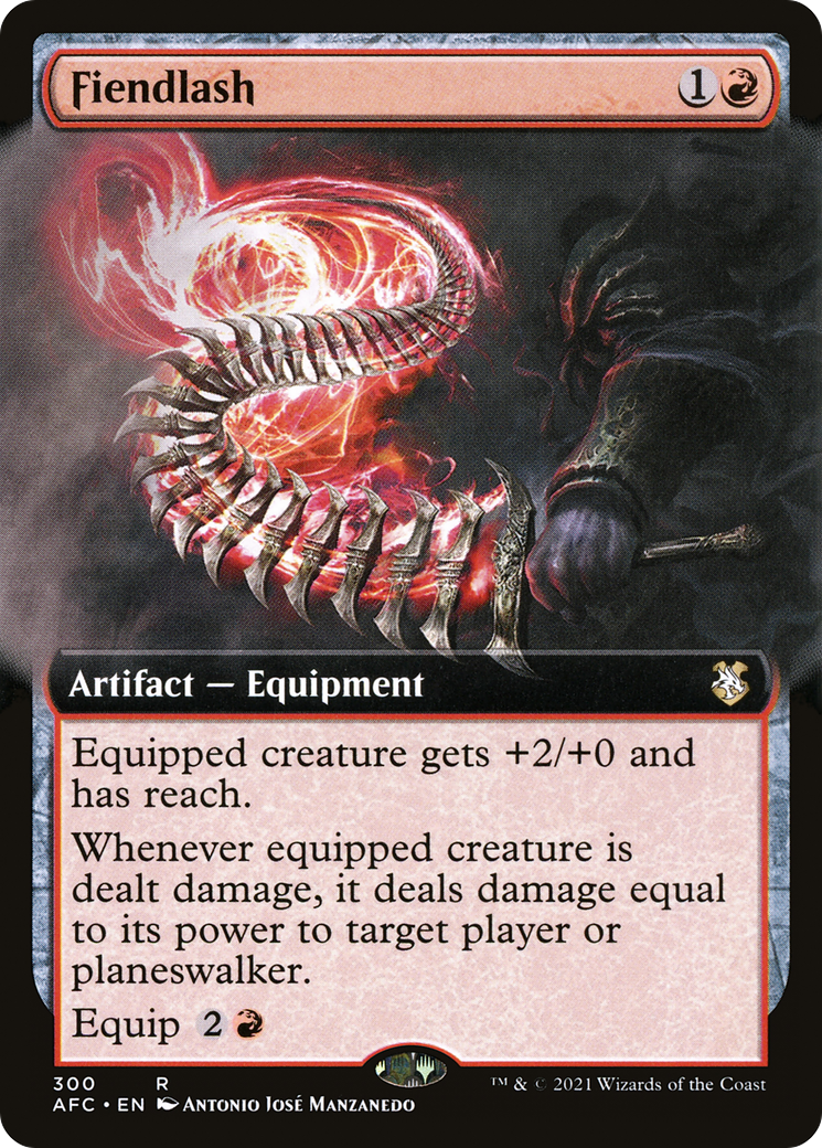 Image of Fiendlash (Extended Art) [Dungeons & Dragons: Adventures in the Forgotten Realms Commander]