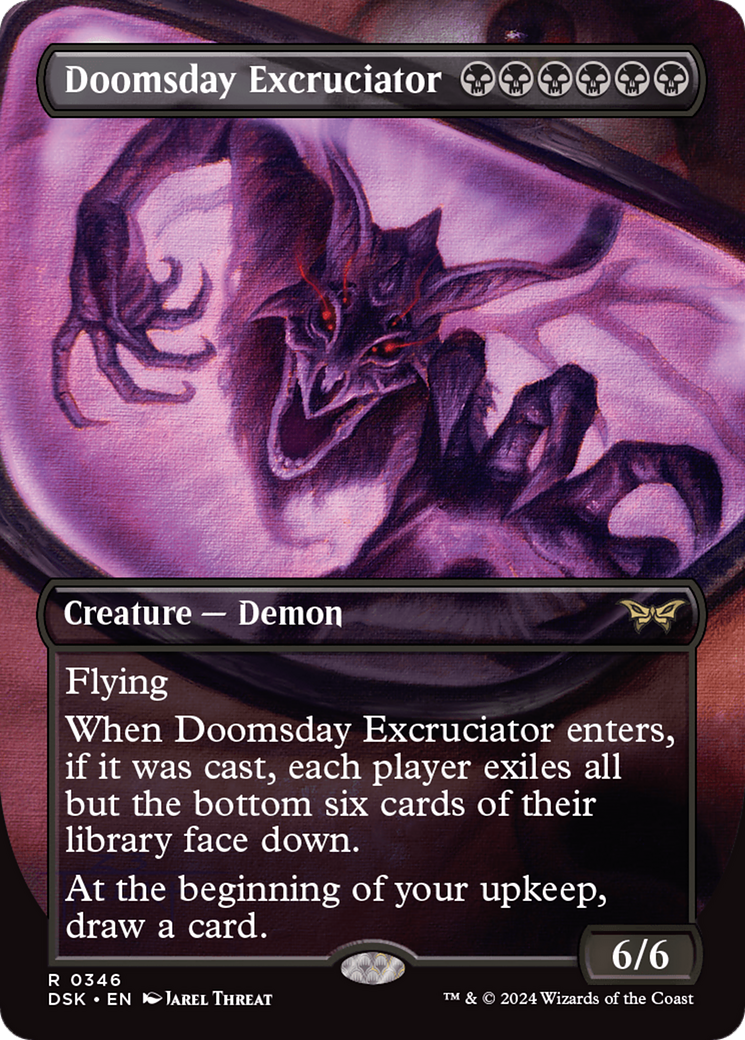 Image of Doomsday Excruciator (Borderless) [Duskmourn: House of Horror]