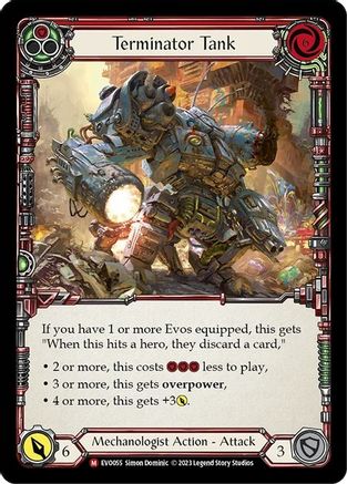 Image of Terminator Tank [EVO055] (Bright Lights)  Rainbow Foil