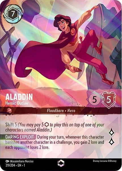 Image of Aladdin - Heroic Outlaw (Enchanted) (211/204) [The First Chapter]