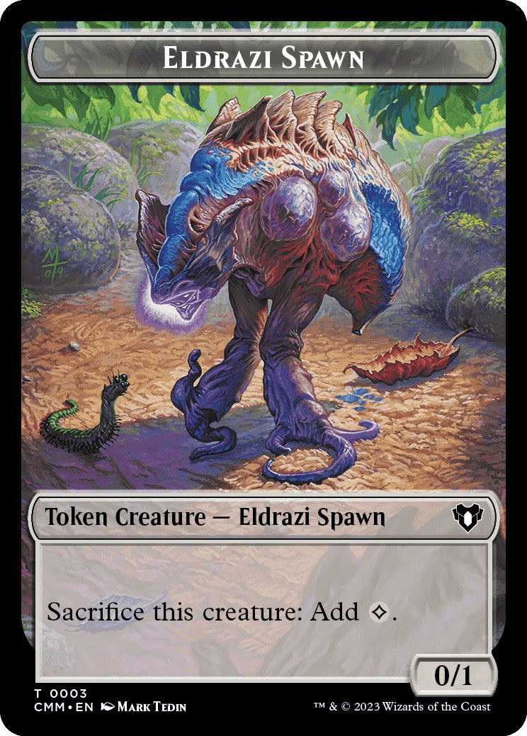 Image of Eldrazi Spawn // Ogre Double-Sided Token [Commander Masters Tokens]