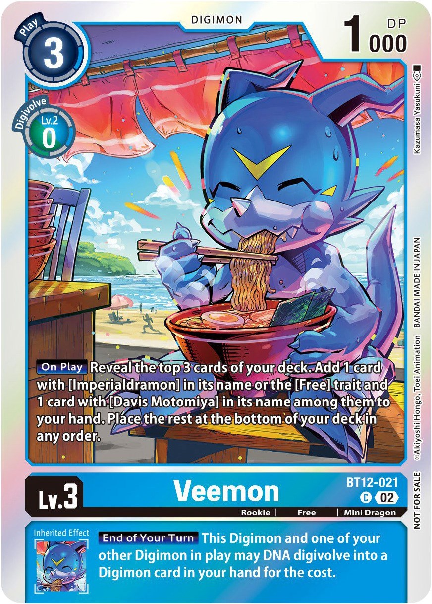 Image of Veemon [BT12-021] (Gen Con 2023) [Promotional Cards]