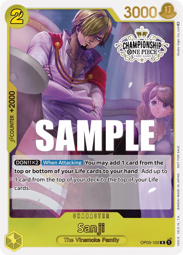 Image of Sanji (Store Championship Participation Pack Vol. 2) [One Piece Promotion Cards]