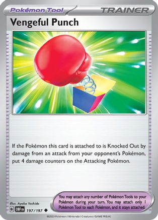 Image of Vengeful Punch (197/197) [Scarlet & Violet: Obsidian Flames]