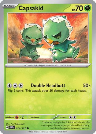 Image of Capsakid (024/197) [Scarlet & Violet: Obsidian Flames]