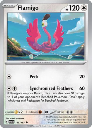 Image of Flamigo (185/197) [Scarlet & Violet: Obsidian Flames]