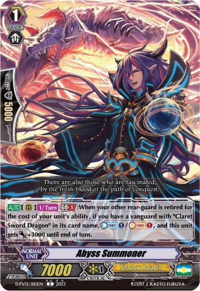 Image of Abyss Summoner (D-PV01/180EN) [History Collection]