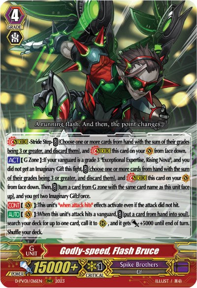 Image of Godly-speed, Flash Bruce (D-PV01/016EN) [History Collection]