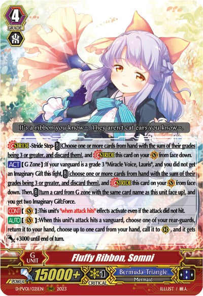 Image of Fluffy Ribbon, Somni (D-PV01/021EN) [History Collection]