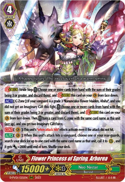 Image of Flower Princess of Spring, Arborea (D-PV01/025EN) [History Collection]