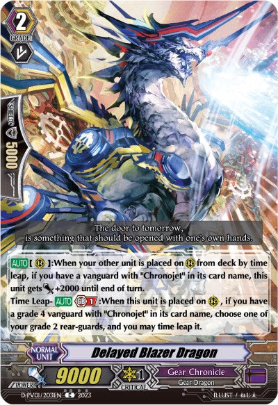 Image of Delayed Blazer Dragon (D-PV01/203EN) [History Collection]