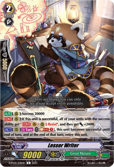 Image of Lesser Writer (D-PV01/214EN) [History Collection]