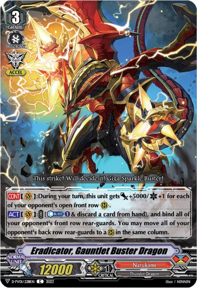 Image of Eradicator, Gauntlet Buster Dragon (D-PV01/228EN) [History Collection]