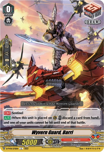 Image of Wyvern Guard, Barri (D-PV01/272EN) [History Collection]