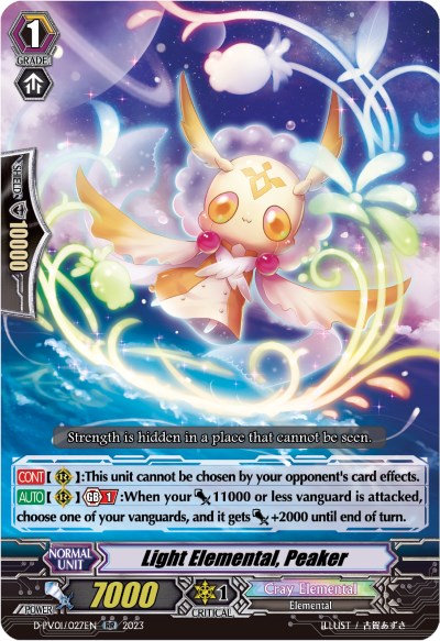 Image of Light Elemental, Peaker (D-PV01/027EN) [History Collection]