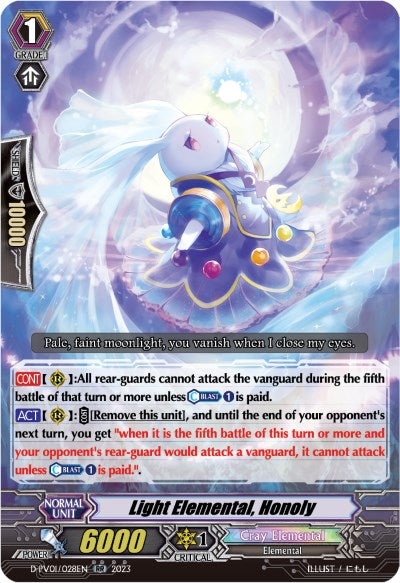 Image of Light Elemental, Honoly (D-PV01/028EN) [History Collection]