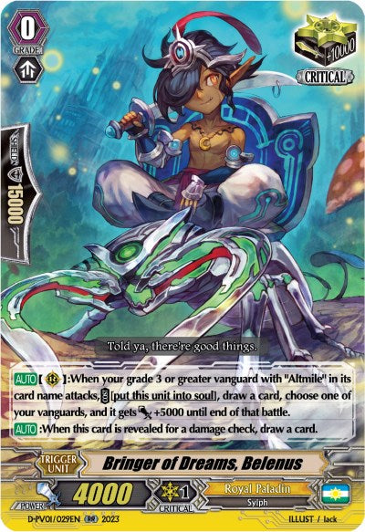 Image of Bringer of Dreams, Belenus (D-PV01/029EN) [History Collection]