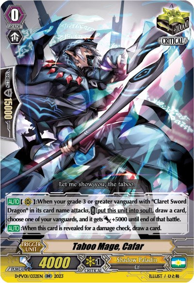 Image of Taboo Mage, Cafar (D-PV01/032EN) [History Collection]