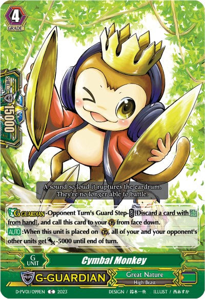Image of Cymbal Monkey (D-PV01/099EN) [D Promo Cards]