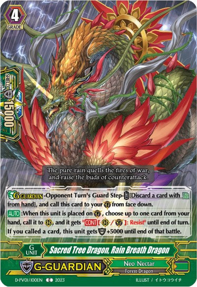 Image of Sacred Tree Dragon, Rain Breath Dragon (D-PV01/100EN) [History Collection]