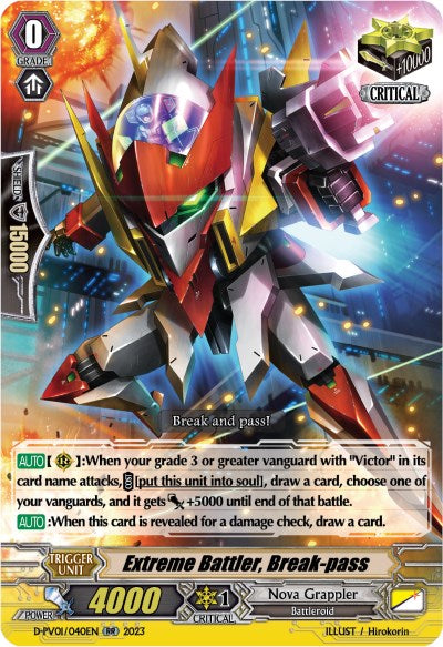 Image of Extreme Battler, Break-pass (D-PV01/040EN) [History Collection]
