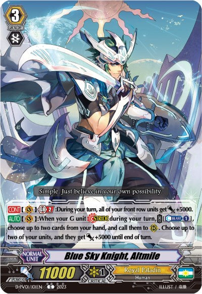 Image of Blue Sky Knight, Altmile (D-PV01/101EN) [History Collection]