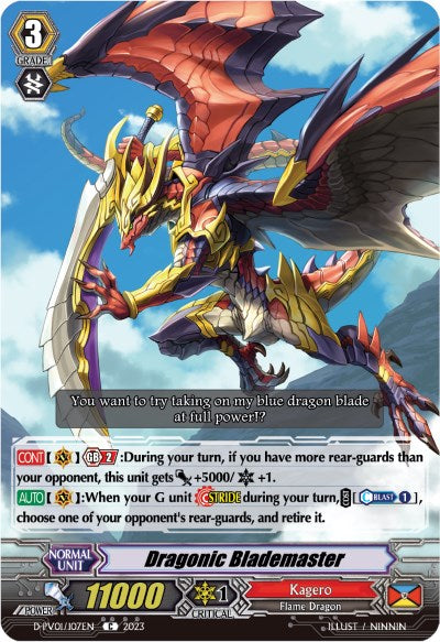 Image of Dragonic Blademaster (D-PV01/107EN) [History Collection]