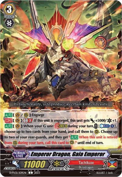 Image of Emperor Dragon, Gaia Emperor (D-PV01/109EN) [History Collection]