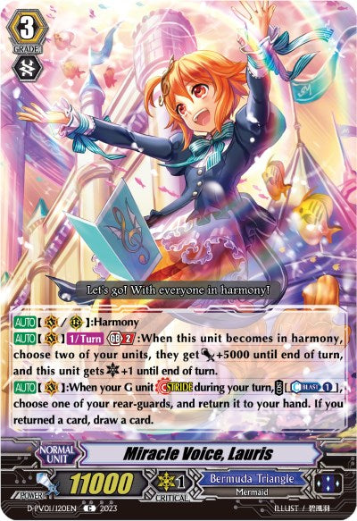 Image of Miracle Voice, Lauris (D-PV01/120EN) [History Collection]