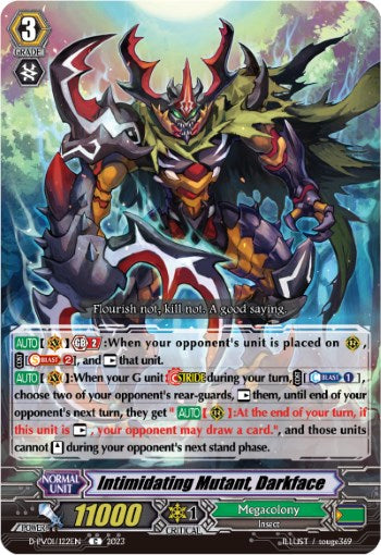 Image of Intimidating Mutant, Darkface (D-PV01/122EN) [History Collection]