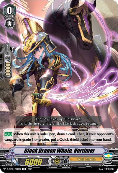 Image of Black Dragon Whelp, Vortimer (D-PV01/294EN) [History Collection]