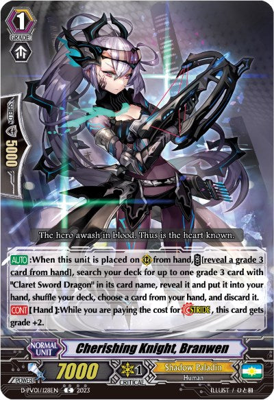Image of Cherishing Knight, Branwen (D-PV01/128EN) [History Collection]