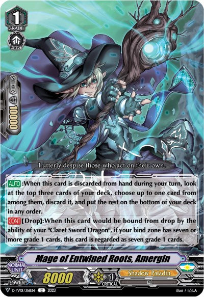 Image of Mage of Entwined Roots, Amergin (D-PV01/316EN) [History Collection]