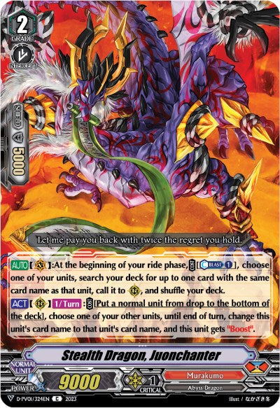 Image of Stealth Dragon, Juonchanter (D-PV01/324EN) [History Collection]