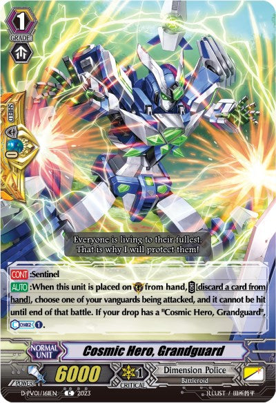 Image of Cosmic Hero, Grandguard (D-PV01/161EN) [History Collection]