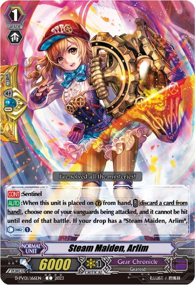 Image of Steam Maiden, Arlim (D-PV01/166EN) [History Collection]