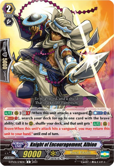Image of Knight of Encouragement, Albion (D-PV01/174EN) [History Collection]