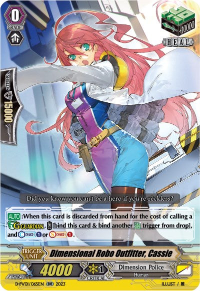 Image of Dimensional Robo Outfitter, Cassie (D-PV01/065EN) [History Collection]