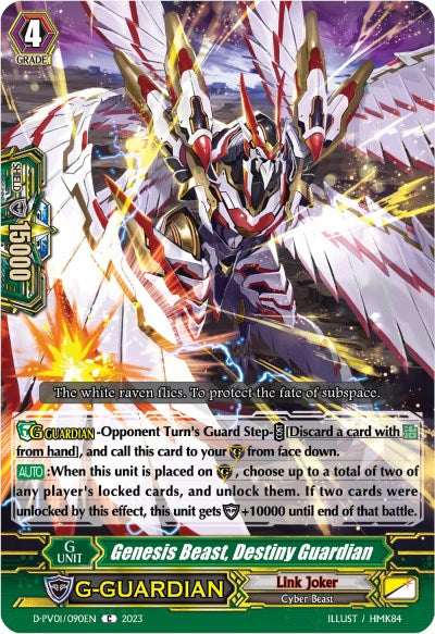 Image of Genesis Beast, Destiny Guardian (D-PV01/090EN) [History Collection]