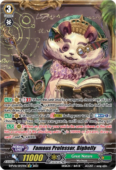 Image of Famous Professor, Bigbelly (D-PV01/SP27EN) [History Collection]